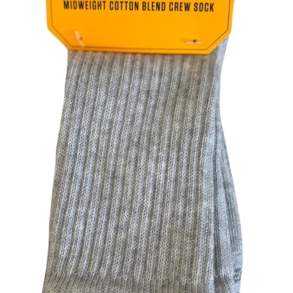 Carhartt NWT Pack of 3 Midweight Cotton Blend Crew Socks Men’s XL Shoe Size 12-1